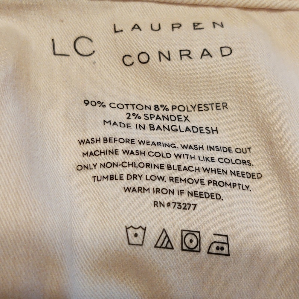Lauren Conrad Women’s Blush Pink Denim Jeans - Picture 5 of 6